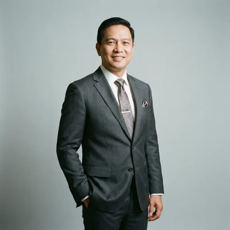 Elegant Filipino Man in Formal Attire Elegant Filipino Man in Formal Attire