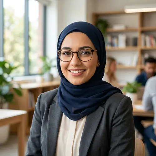 Professional Hijabee Girl for LinkedIn Profile