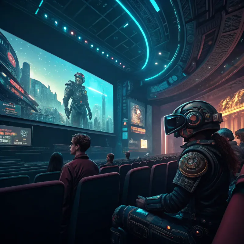 Digital Art VR: AI Cinema Experience