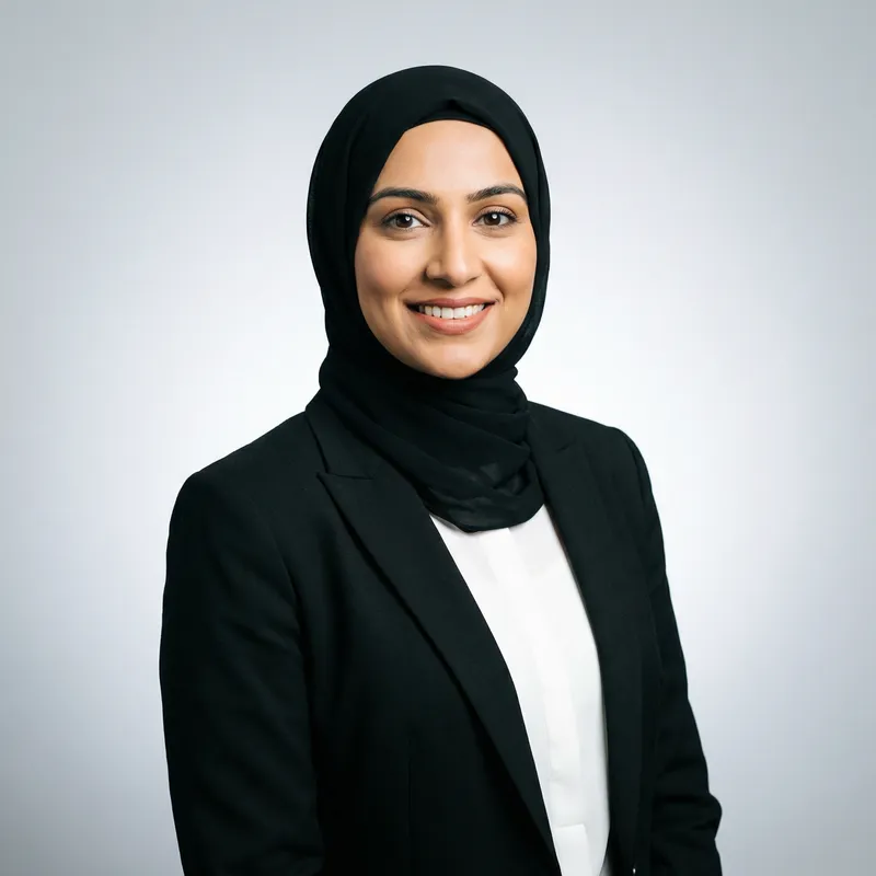 Elegant Professional Hijab Portrait for Women
