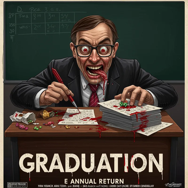 Horror Movie Poster: Abitur - The Annual Return