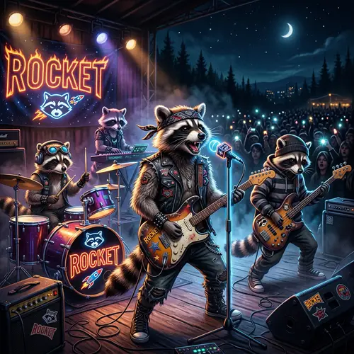 ROCKet: A Raccoon-Inspired Rock Band