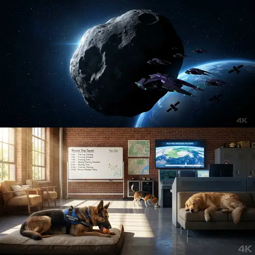 Rescue Dog Squad vs. Zargons: A Cosmic Adventure