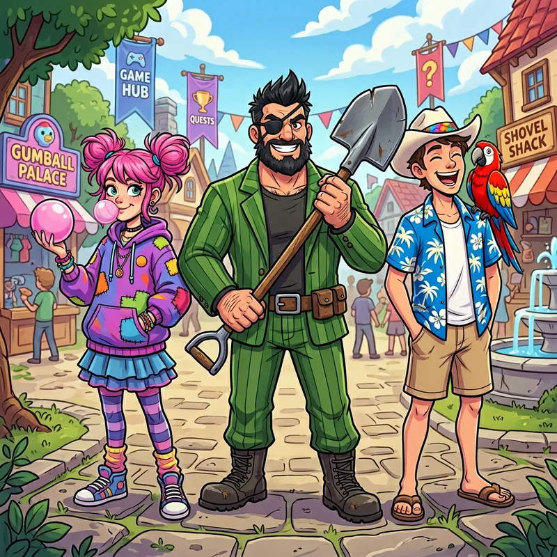 Bibi, Max y Jacky from Brawl Stars Characters