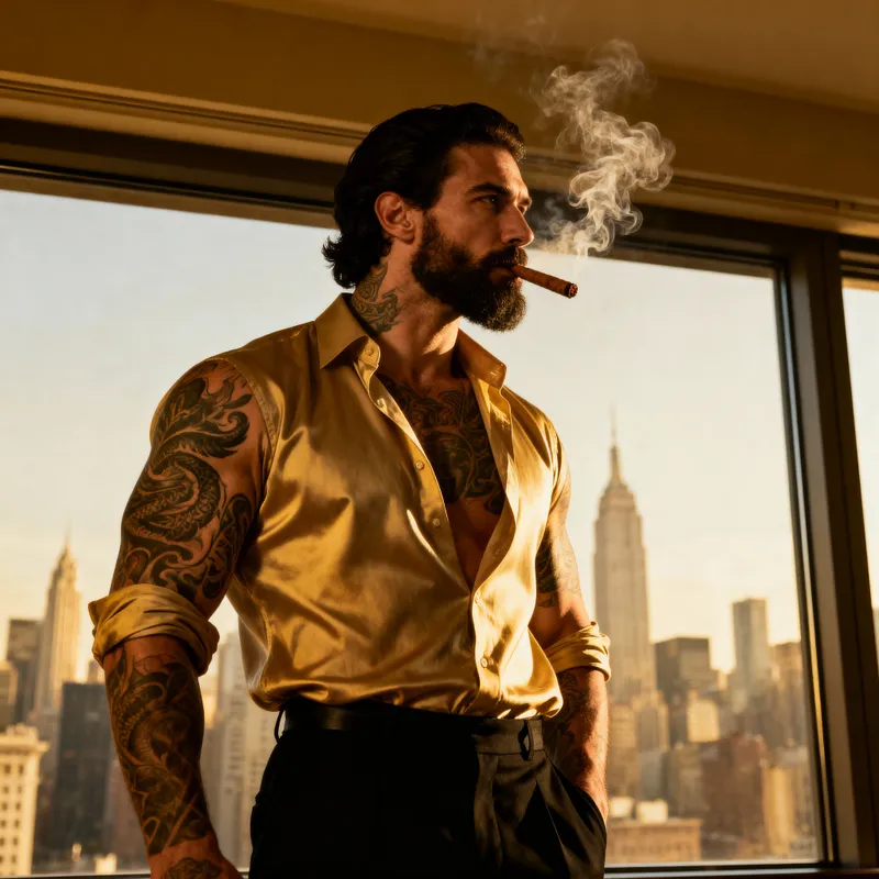 Powerful Urban Elegance: A Man and the City Powerful Urban Elegance: A Man and the City