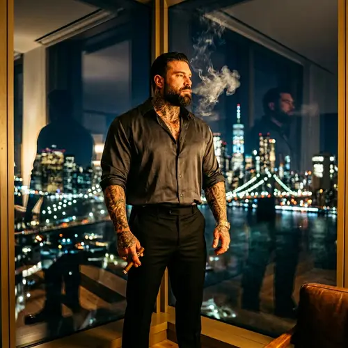Powerful Urban Elegance: A Man and the City