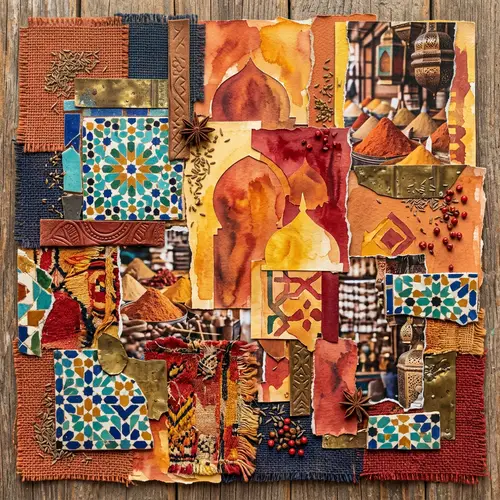Spicy Marrakech: Vibrant Textures and Warm Colors
