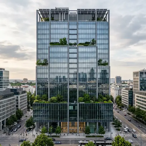 Modern Urban Building Architectural Rendering