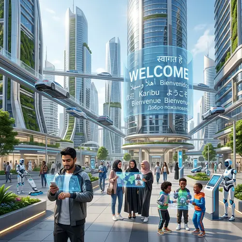 Welcome to the Futuristic Urban Landscape