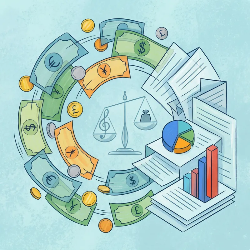 Abstract Financial Assets Illustration | Risk & Reward