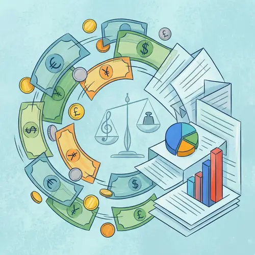 Abstract Financial Assets Illustration | Risk & Reward