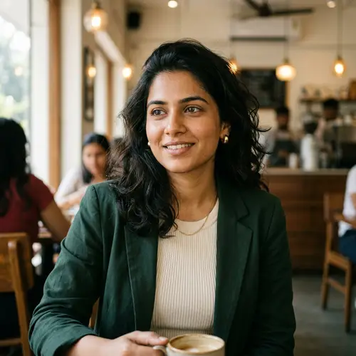 Realistic Portrait of a Busty Indian Woman