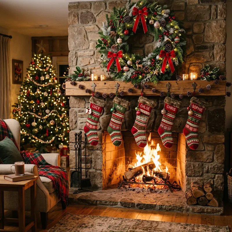 Cozy Christmas Fireplace Ideas for Festive Decor