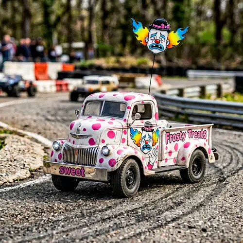 1941 Ford COE RC Car with Clown Design