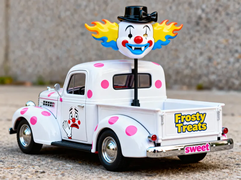 1941 Ford COE RC Car with Clown Design