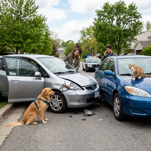 Cat and Dog Car Crash: Shocking Incident