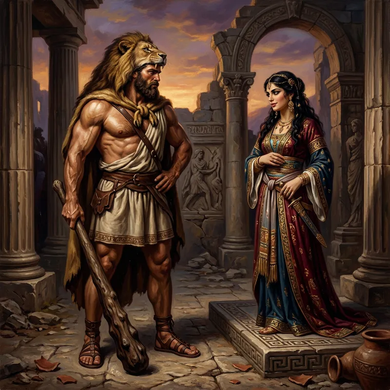 Hercules and Delilah: Legendary Encounter Artwork