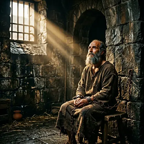 Apostle Paul in Chains: Scene of Quiet Determination