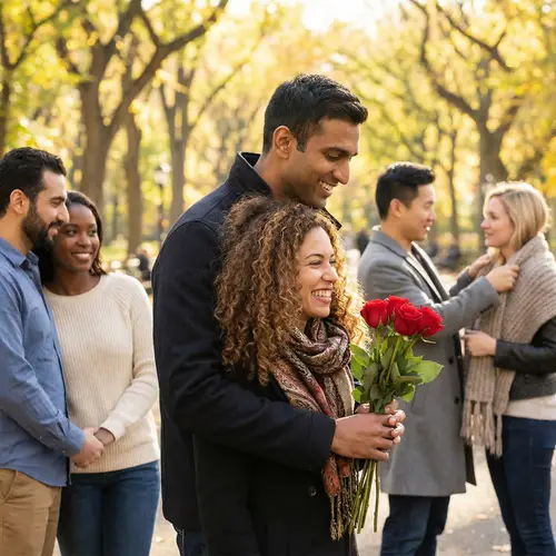 Heartwarming Diverse Couples Expressing Love | Beautiful Scene