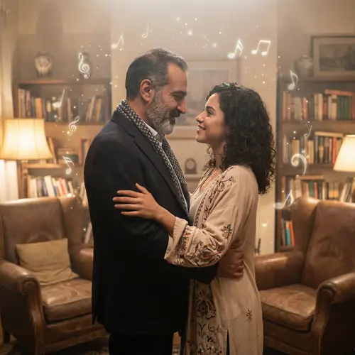 Passionate Middle-Eastern Man & Hispanic Woman Embrace