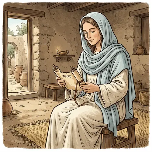 Mary, Mother of Jesus: Historic Figure Illustration