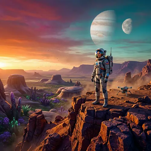 Exploring Alien Worlds: A Female Astronaut's Journey