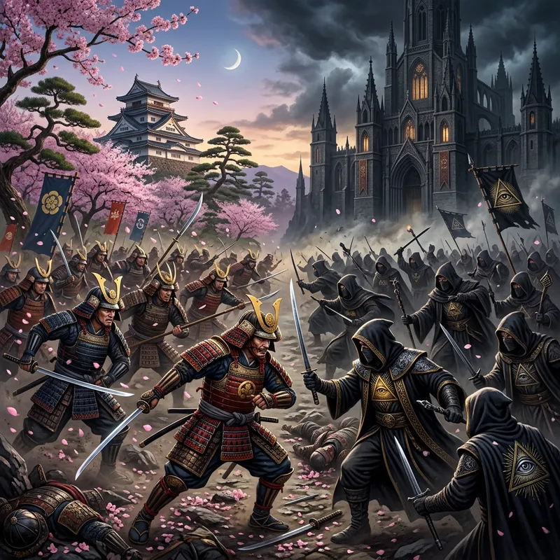Samurai vs Illuminati: Battle in Cosmic Realm Samurai vs Illuminati: Battle in Cosmic Realm