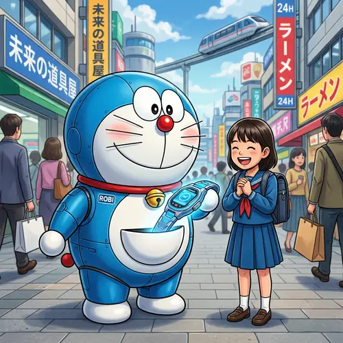 Doraemon: The Robotic Cat with Gadgets
