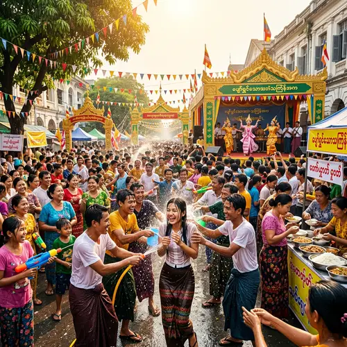 Celebrate Myanmar's New Year: Thingyan Festival Highlights