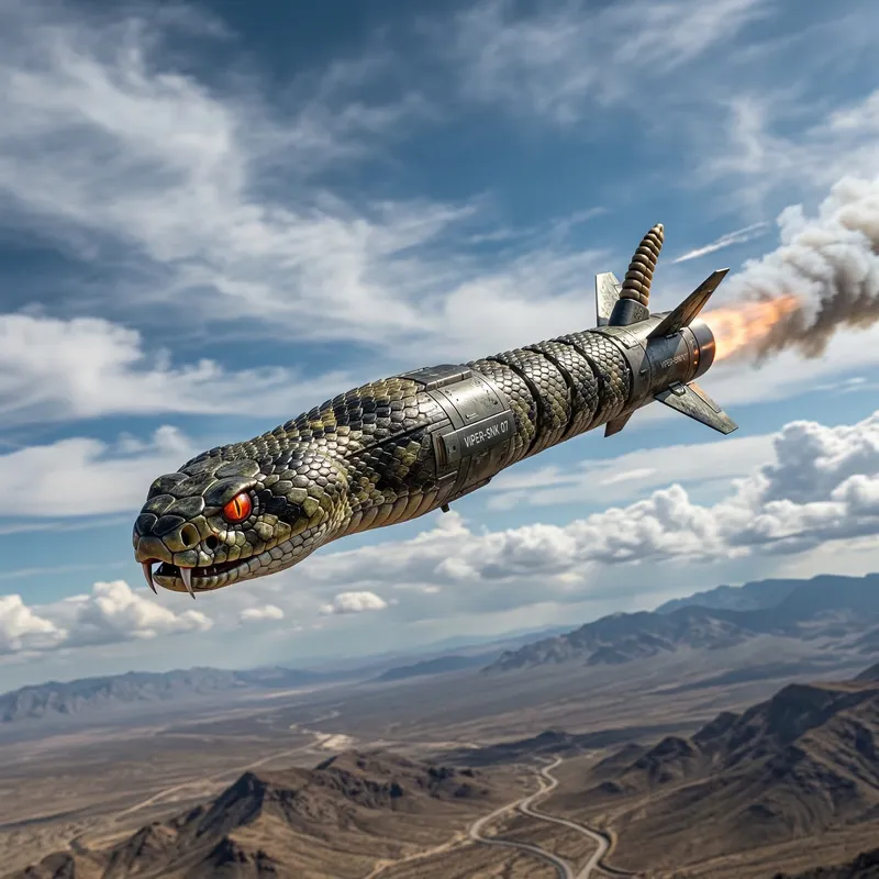 Snake-Shaped Missile: Innovation in Warfare Technology