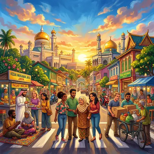 Brunei Cityscape: Community in Action