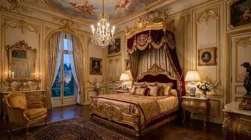Beautiful Baroque Bedroom Interior Design