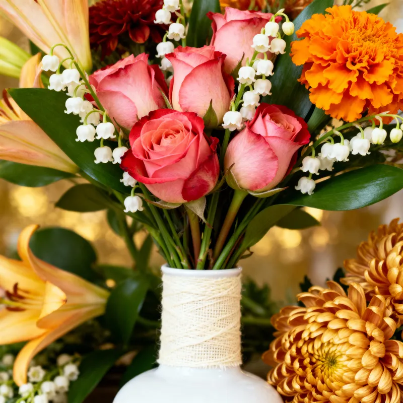 Stunning Bouquets: Roses, Lilies, Marigolds & More