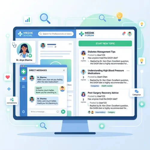 Medik Social & Forum: Digital Health Platform