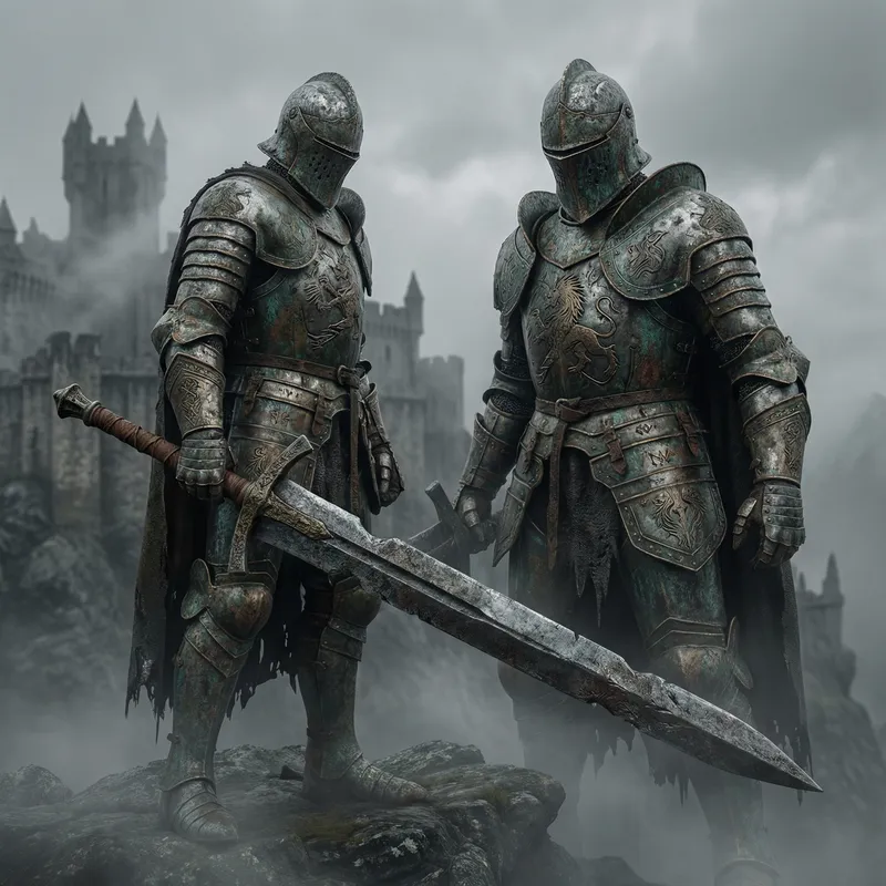 Dark Souls Style Knight - Epic Medieval Warrior