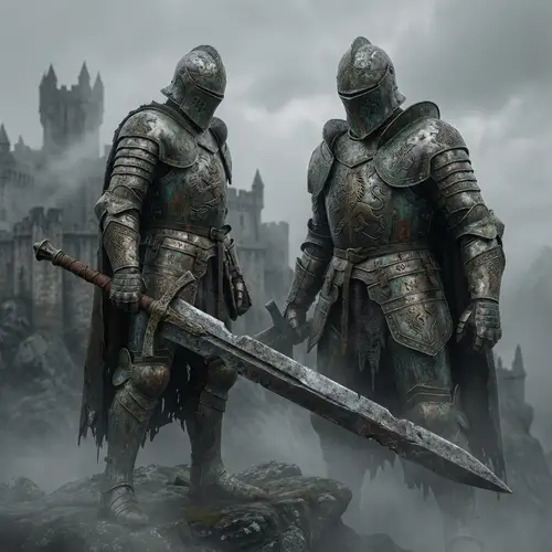 Majestic Knight in Armor - High Fantasy Vibes