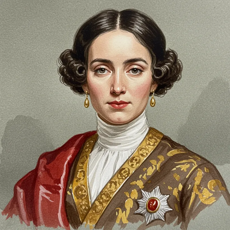 Academic Style Watercolor Portrait Redesign