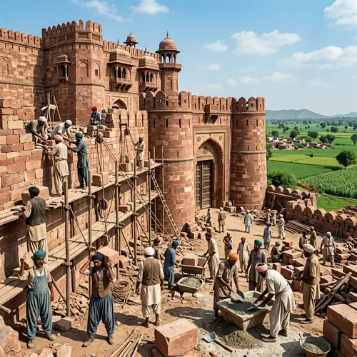 Rebuilding a Strong Castle in 18th Century Punjab