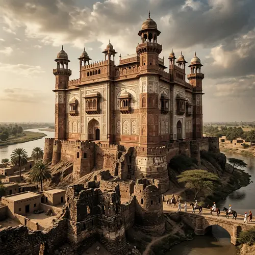 Majestic 18th Century Castle in Punjab Ruins