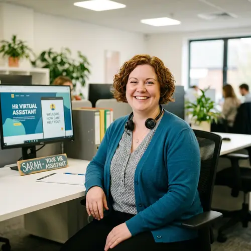 Cute HR Virtual Assistant: Your Happy Helper