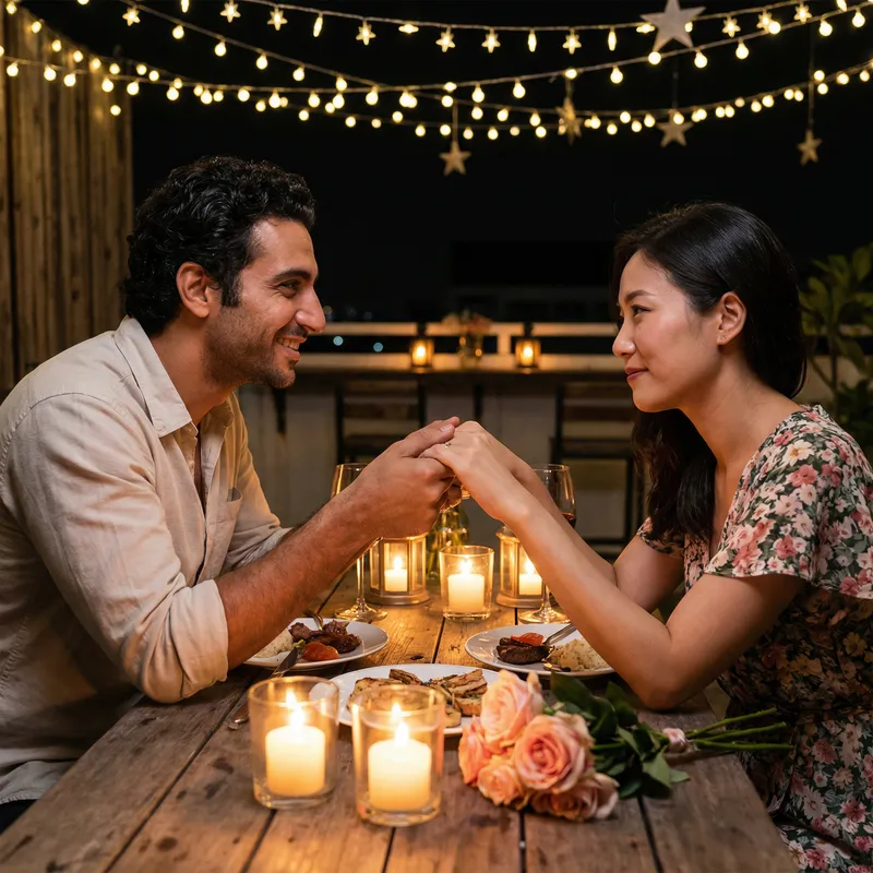 Romantic Couple in Love | Man and Woman Embracing