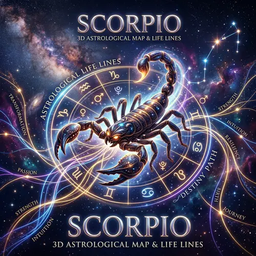 Astrology Life Lines: 3D Scorpio Insights