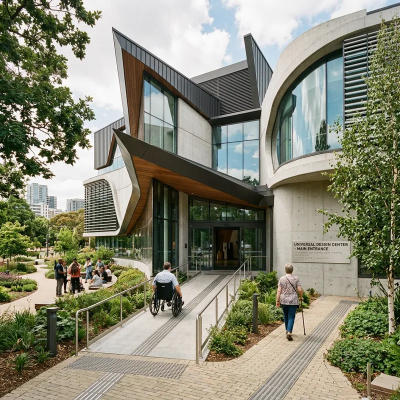 Inclusive Modern Architecture with Nature-Inspired Design