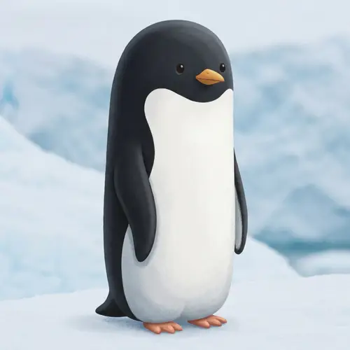 Unique Penguin Shaped Like a Penis