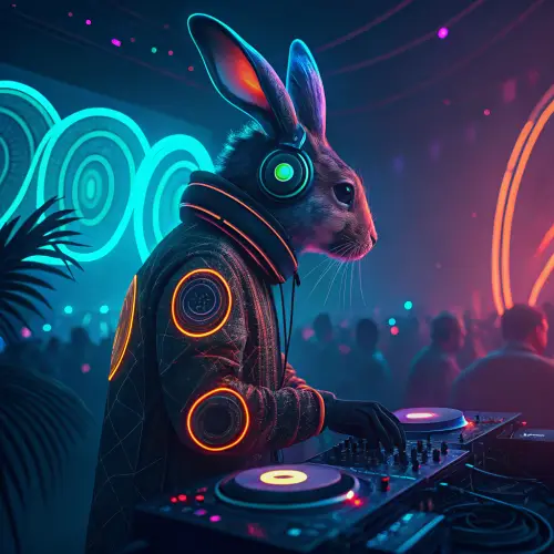 Melodic Techno Trippy Techno Rabbit DJ Vibes