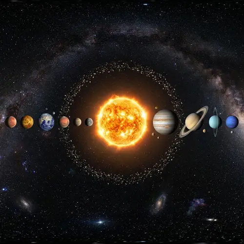 360-Degree Panoramic View of the Solar System
