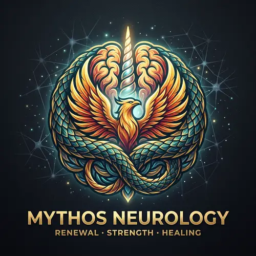 Neurological Treatment Logo with Mythical Creatures | Top-Tier Resilience