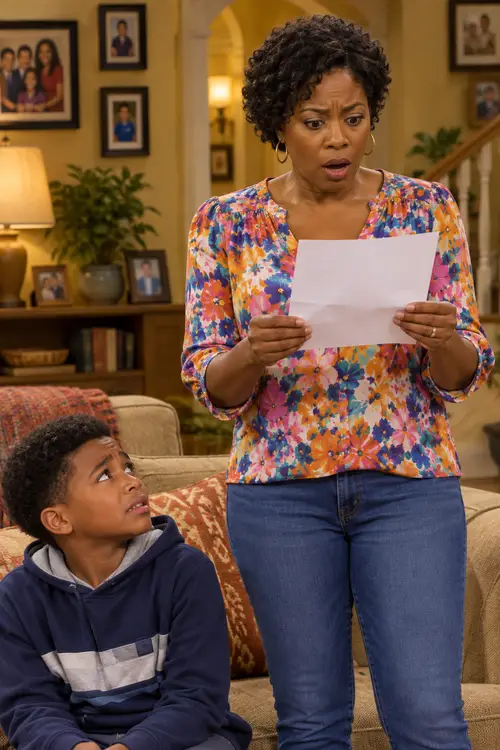 Emotional Sitcom Moment: Mother & Son Reaction