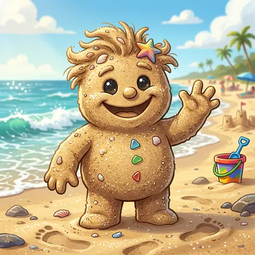 Sand Sculpture Cartoon Character - 沙雕动漫人物