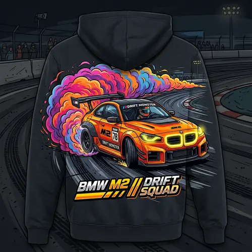 BMW M2 Drifting with Colorful Smoke